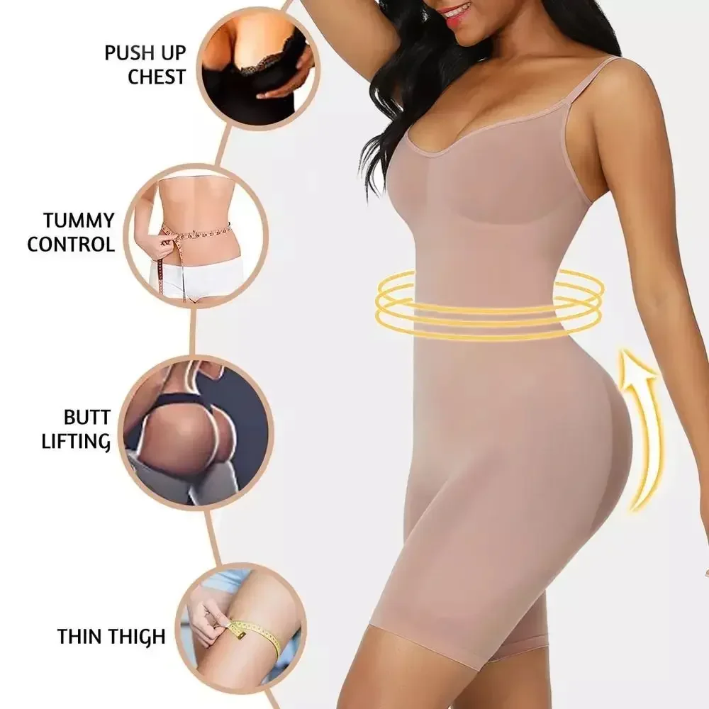Бесшовное корректирующее боди  – обзор и цена Shapewear Bodysuit Firm