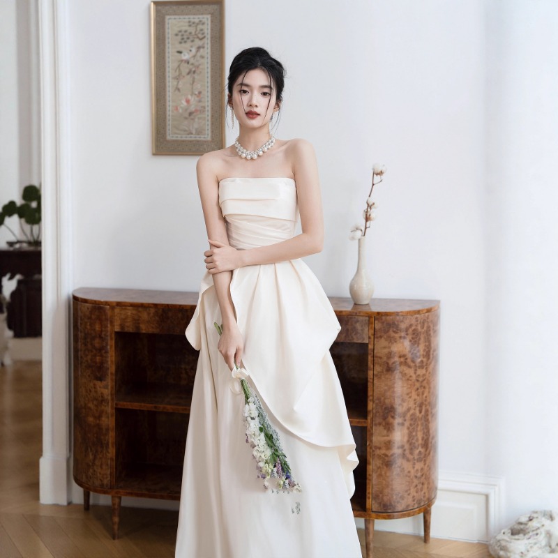 Французское свадебное платье б – обзор и цена Strapless Bra Backless