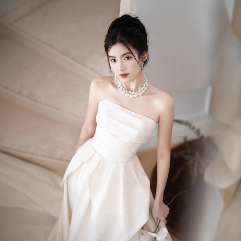 Французское свадебное платье б – обзор и цена Strapless Bra Backless